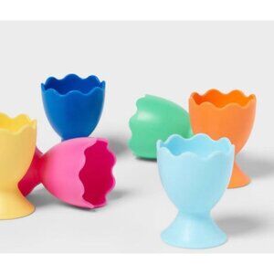 Target 6pc Rainbow Display Plastic Easter Egg Cups Spritz™ Decor Display